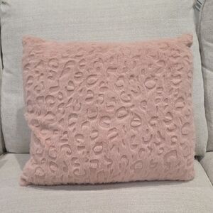 Leopard Print Light Pink Throw/Accent Pillow